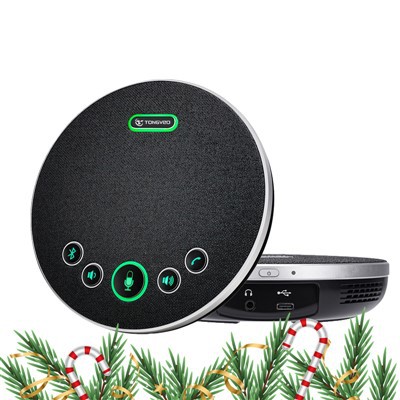 Microphone de réunion de conférence Bluetooth sans fil USB portable et haut-parleur BT